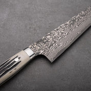 GYUTO - Fekete (Nikkel) Damaszk - Agancs - SG2 - 240mm