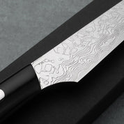 STEAK KÉS - Gyémánt Damaszk - Micarta / Vasfa markolat - SG2 - 130mm