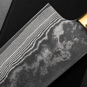 BUNKA - Nikkel Damaszt - Agancs - VG10 - 180mm