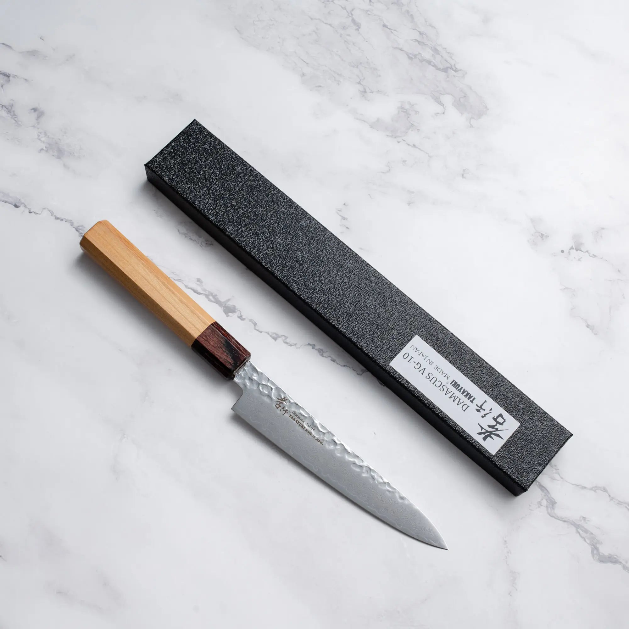 Sakai Takayuki - VG10 - 33 rétegű Hammered Damascus - PETTY - 150mm