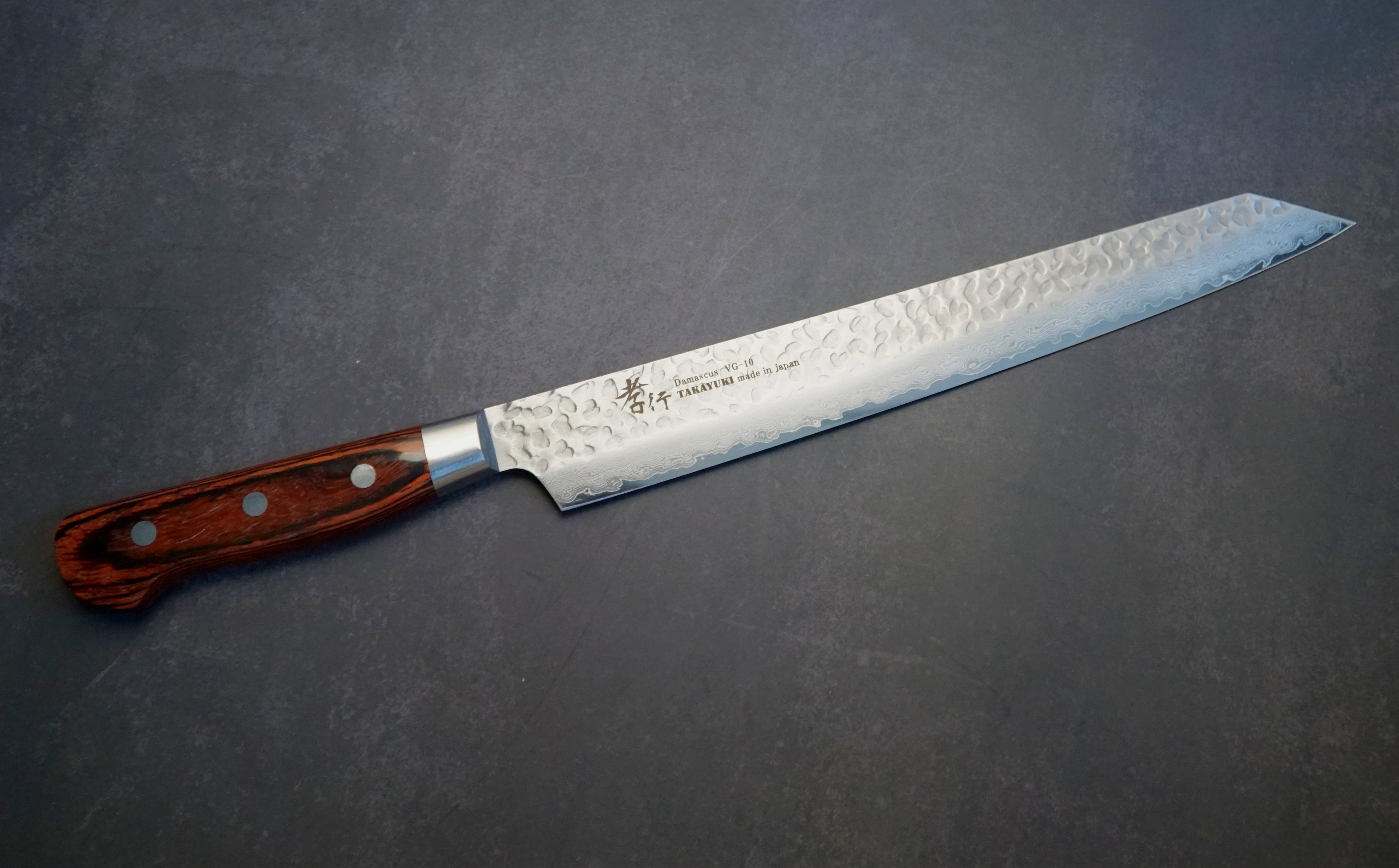 Sakai Takayuki VG10 -33 réteg - damaszkusz kiritsuke SUJIHIKI 240mm