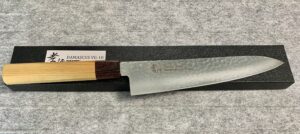 Sakai Takayuki 33 rétegű VG10 damaszkuszi kalapált WA japán szakács Gyuto kés 210mm