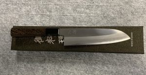 Hatsukokoro Shirasagi Dupla élű 170 mm  Santoku