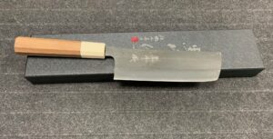 Yu Kurosaki VG-XEOS ÚJ GEKKO WA OK8M Japán Chef's Nakiri (Zöldség) 165mm
